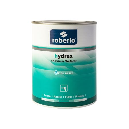 Грунт Roberlo на водной основе 1К Hydrax, серый, 1 л.