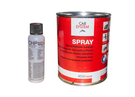 Шпатлевка Carsystem Spray полиэфирная напыляемая, серая