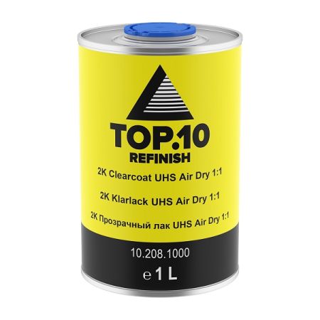 Лак прозрачный TOP.10 2K UHS Air Dry, комплект