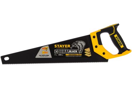 Универсальная ножовка STAYER Cobra Black 400 мм 2-15081-40