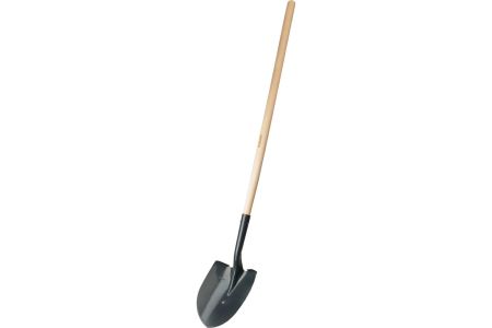Штыковая лопата для земляных работ ЗУБР МАСТЕР, ЛСГ, деревянный черенок, 1500 мм 39575