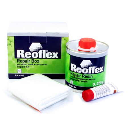 Рем.комплект REOFLEX (смола 0,25кг+стекломат 150 гр/1м.кв.+отвердитель)