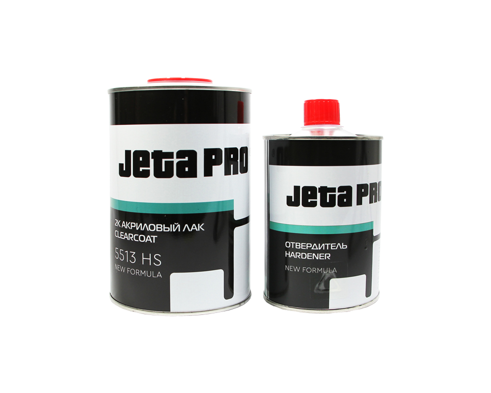 Лак Jeta Pro HS прозрачный New Formula 5513, комплект - цена,  характеристики, фото, отзывы - купить в Москве и России с доставкой