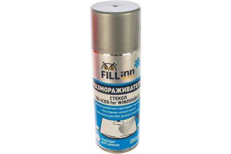 FILL INN FL091 Размораживатель стекол, 520 мл (аэрозоль)