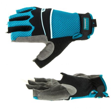 GROSS Перчатки комбинированные облегченные, открытые пальцы, AKTIV, М Gross