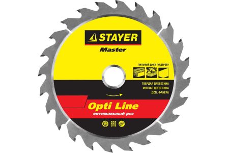 STAYER OPTIMA 210 x 32/30мм 36Т, диск пильный по дереву, оптимальный рез, 3681-210-32-36