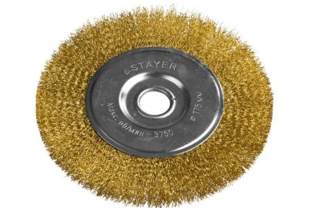 STAYER Ø 175 мм, щетка дисковая для УШМ 35122-175