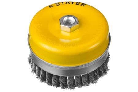 STAYER Ø 120 мм, щетка чашечная для УШМ 120 мм, 35137-120