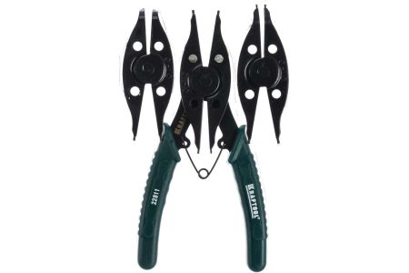 KRAFTOOL Universal 6-in-1 съемник стопорных колец, внешний/внутренний, 6-в-1, 22811