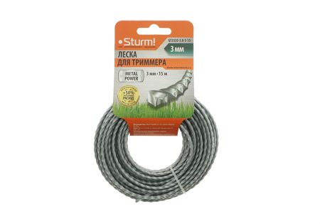 Леска для триммера Sturm! GT3535-3.0-S-15