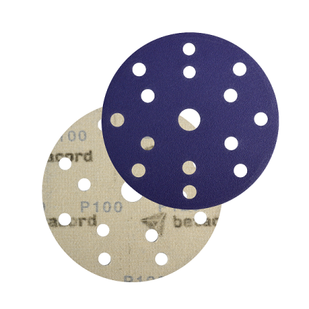 Материал абразивный в кругах D 150, керамозерно, 15 отверстий, Р100 (уп/100)