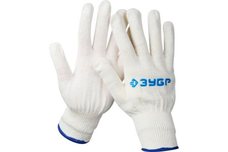 Трикотажные перчатки ЗУБР Комфорт Профессионал без покрытия р. L-XL 11450-XL