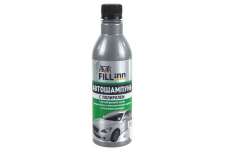 FILL INN FL045 Автошампунь с полиролем, 400 мл